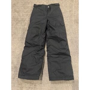 Columbia Snow Pants Kids Medium Ski Pants Black Youth M 10 - 12